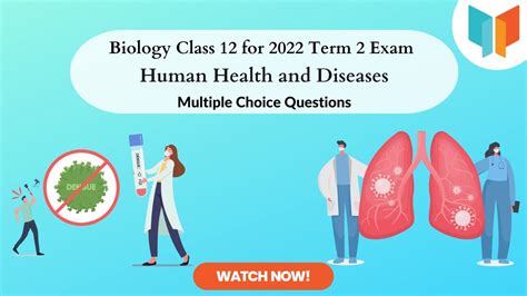 Human Health And Diseases Class 12 Biology Term 2 Multiple