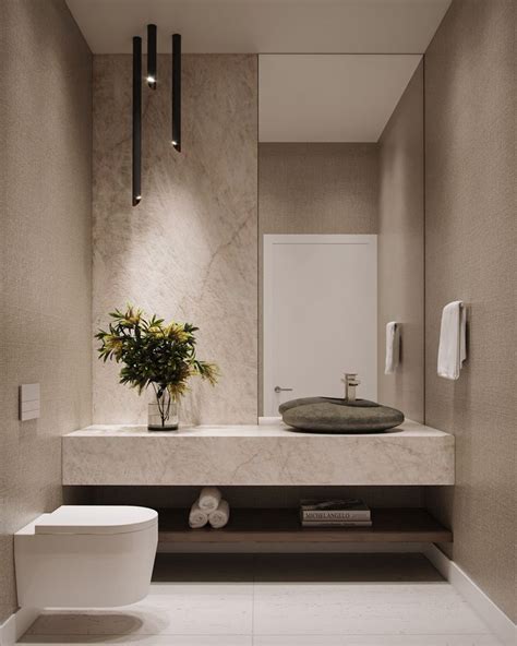 Powder Room Sol Interiors Modern Bathroom Design Bathroom Interior