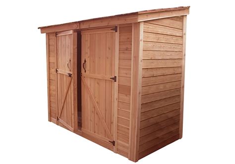 Lean To Shed Spacesaver 8x4 Double Doors Outdoor Living Today