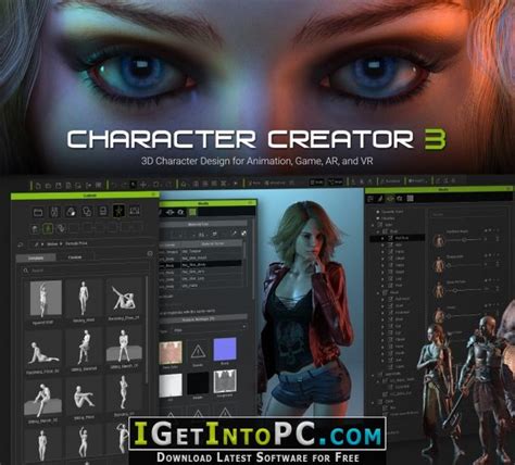 6 best free character creator software for … перевести эту страницу. Reallusion Character Creator 3 Pipeline Free Download