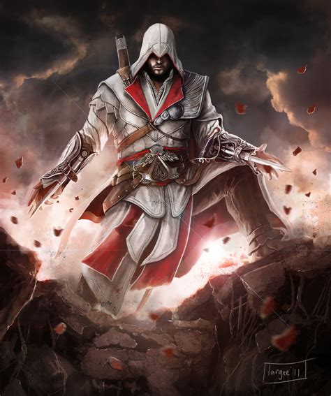 Ezio Auditore The Assassins Fan Art 35015303 Fanpop