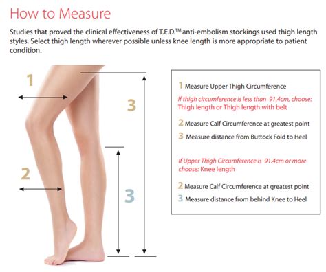Compression Hosiery Sizing Guide Vitality Medical