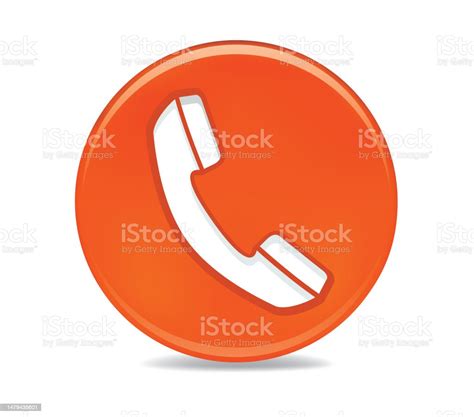 Phonecall Button Icon Stock Illustration Download Image Now