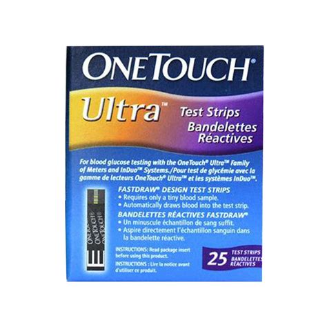 Buy One Touch Ultra Glucometer Test Strips Box Of 25 Online And Get Upto