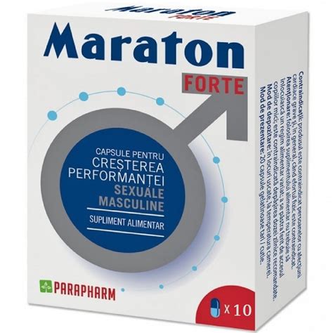 Capsule Potenta Maraton Forte Folie 10 Tablete Parapharm Emagro
