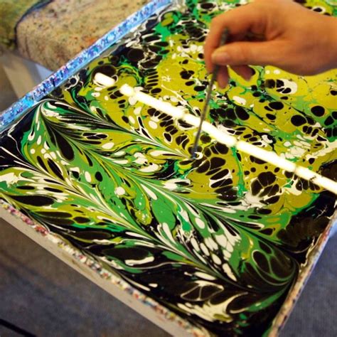 Marbling Paint Is The Ultimate Art Therapy Painting Marble Art Therapy
