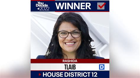 Michigan Election Results Rashida Tlaib Reelected To Represent Newly