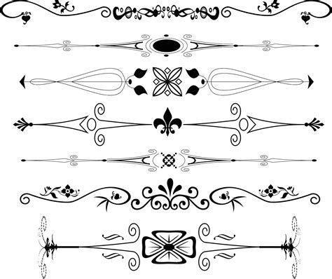 Divider Elements Digital Clipart Set Includes Png Files With My XXX