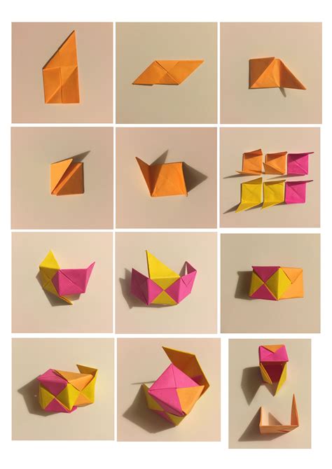 Origami Rose Cube Step By Step All In Here