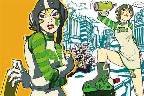 Gum From Jet Grind Radio Character Art Cartoon Art Styles Jet Set Radio