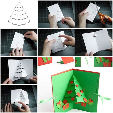 Check spelling or type a new query. How to make Christmas Tree Pop Up Card step by step DIY ...