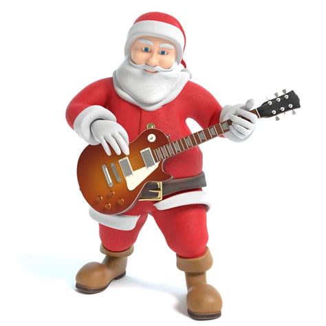 Santa Claus With Electric Guitar — Stock Vector © Scusi0 9 4158605