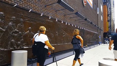 Fdny Memorial Wall Financial District New York City Youtube