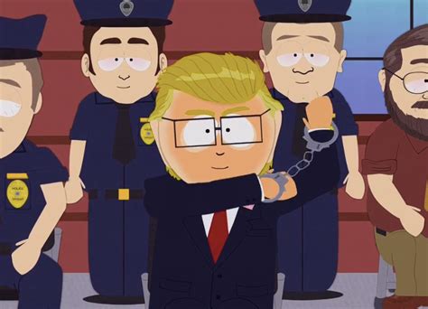 ‘south Park Season Ends With President Trump In Handcuffs