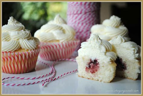 For an unexpected take on the traditional white wedding cake, consider a black wedding cake. Almond Wedding Cake Cupcakes with Raspberry Filling ...