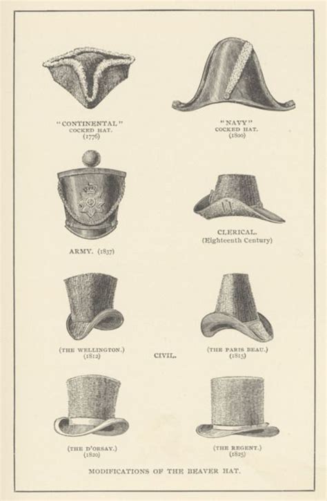 Types Of Mens Hats 18th 19th Century Fabulous Fashion 19th