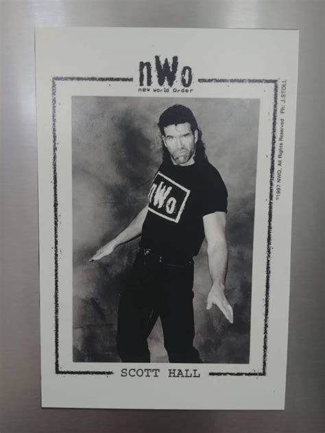 Nwo Wcw Wrestling The New World Order Scott Hall Promo Style Etsy