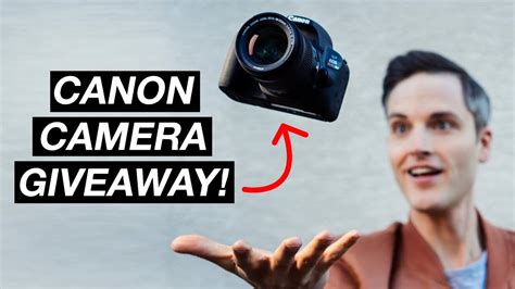 Canon Camera Giveaway — Win A Free Canon Eos Sl2 Kit Youtube