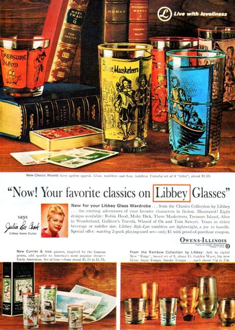 60 Vintage Libbey Drinking Glass Designs From The 60s Click Americana 2022
