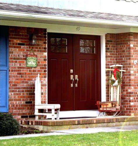 Entry Door Front Door Colors For Red Brick House Reneo Rele