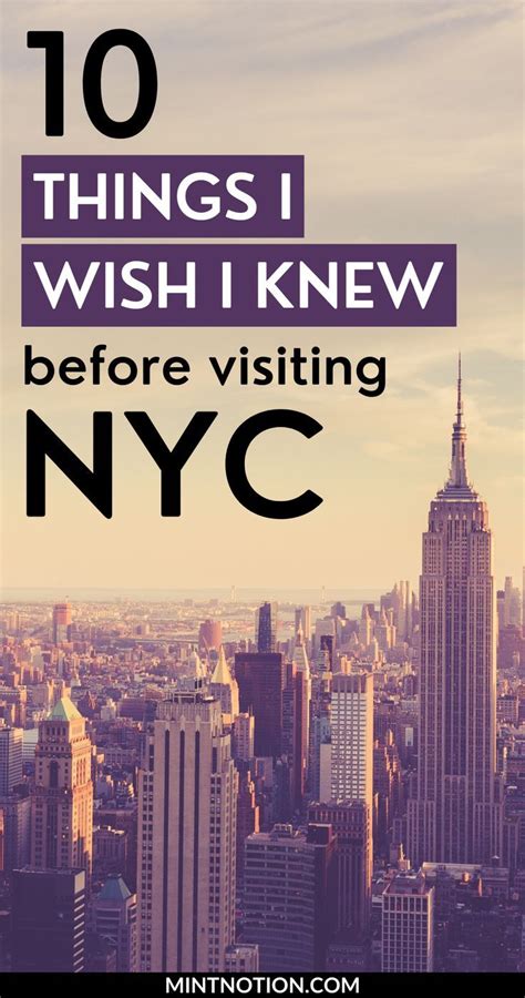 New York Travel Tips New York City Vacation Visit New York City New