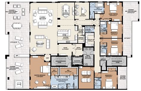 Luxury Condominium Floor Plans Floorplansclick