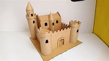 Como hacer un castillo de cartón medieval (PLANTILLAS GRATIS) - YouTube
