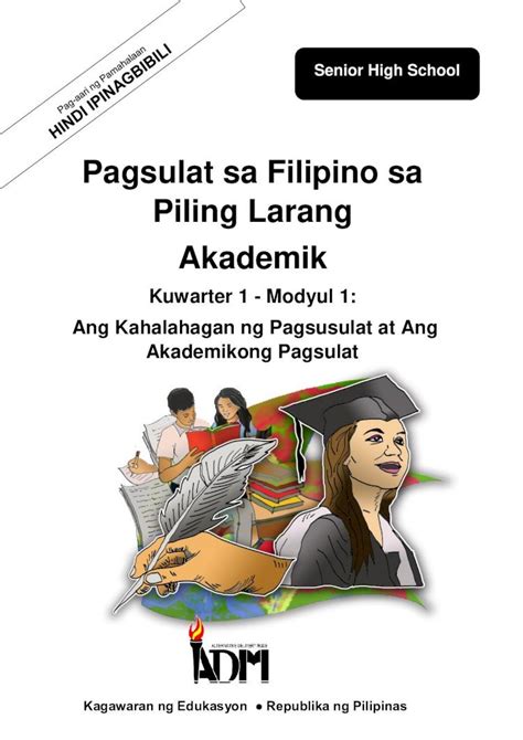 PDF Pagsulat Sa Filipino Sa Piling Larang Akademik 1 Nabibigyang