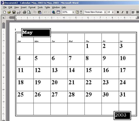 Microsoft Word Calendar Wizard Template Labee Calendar Template 2023