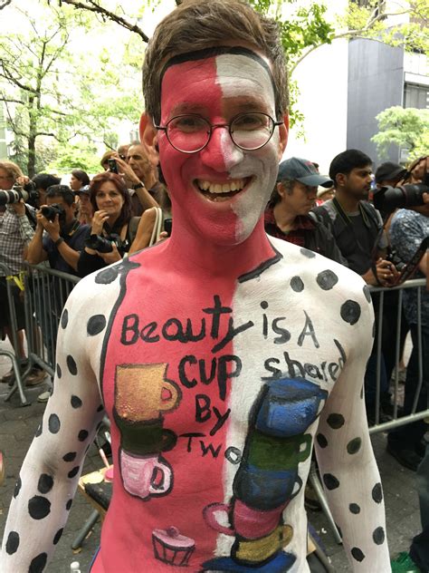 NYC Bodypainting Day Blends Nudity Jitters If I M Green No One Will