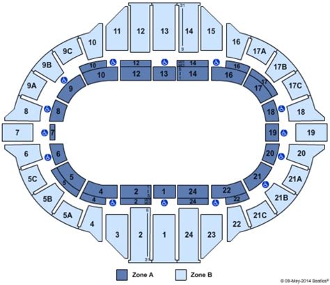 Peoria Civic Center Arena Tickets In Peoria Illinois Seating Charts
