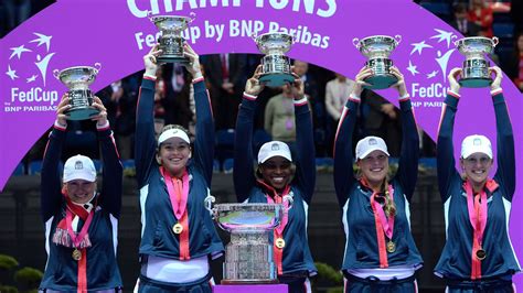 Us Clinch Title In Decisive Doubles Match Fed Cup 2017 Tennis