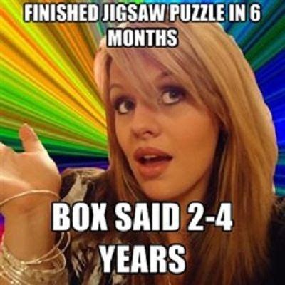 Stupid Blonde Memes Google Search Lulz Jigsaw Puzzles Funny Photos Puzzle