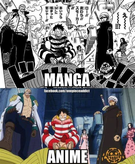 Manga Vs Anime One Piece