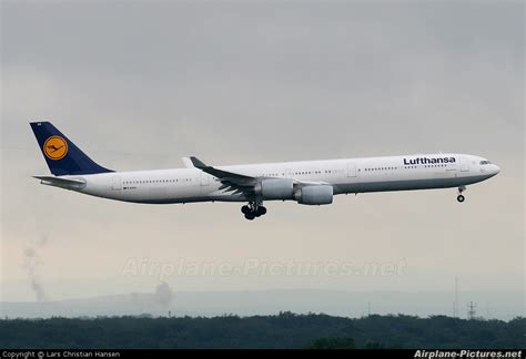 D Aihx Lufthansa Airbus A340 600 At Frankfurt Photo Id 104957