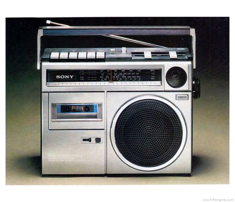 Sony CFM Portable Radio Cassette Recorder Manual HiFi Engine