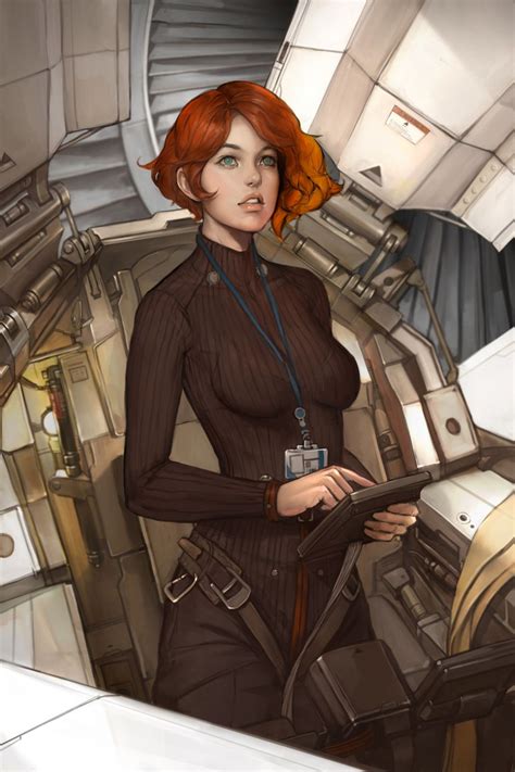 201409 By Leenamgwon Illustration 2d Sci Fi Concept Art Science Fiction Art Sci Fi Girl