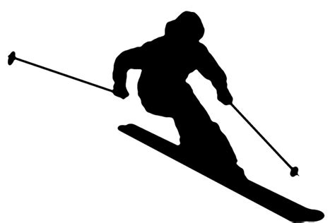 Skier Silhouette Clipart Best