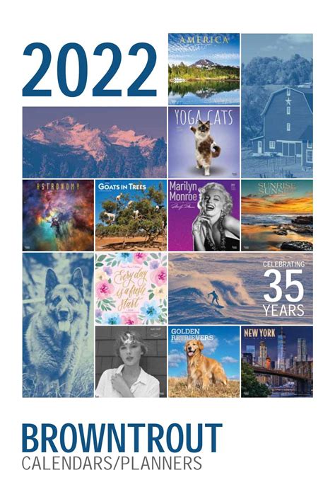 2022 Calendar Collection Browntrout Publishers Inc By Michael Brown