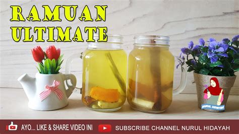 Jsr ultimate drink (jahe, kayu manis, kunyit, kurma, madu) makan siang: Ramuan Ultimate || Resep Minuman JSR || Dikonsumsi Secara ...