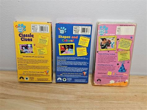 Nickelodeon Nick Jr Blue S Clues VHS Tapes Etsy Ireland
