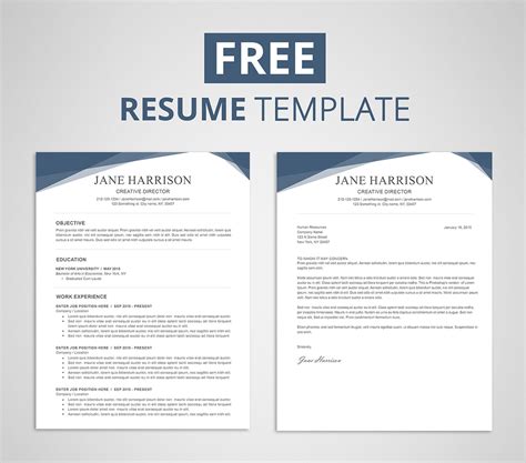 Download free resume templates for microsoft word. Free Resume Template for Word & Photoshop - Graphicadi