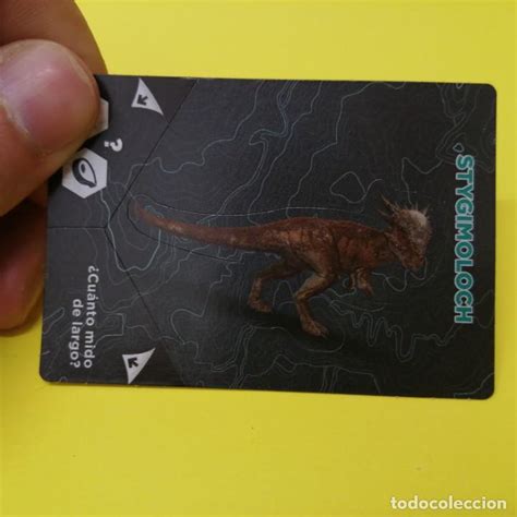 Cromocarta N° 23 Stygimoloch Dinosaurio De Jura Comprar Cromos Antiguos En Todocoleccion