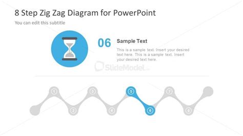 8 Steps Zigzag Diagram Powerpoint Slidemodel