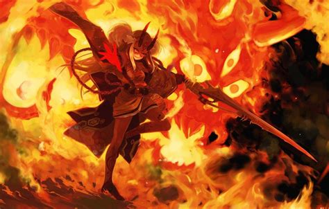 23 Fire Anime Hd Wallpaper Anime Wallpaper