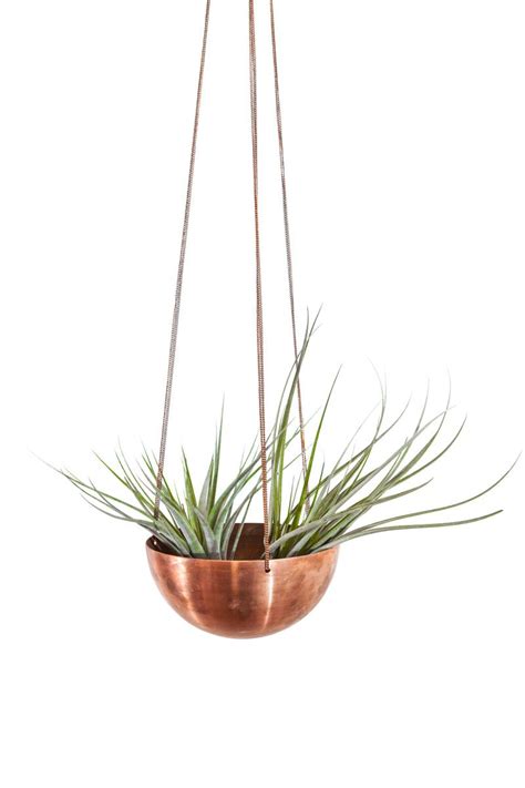 Copper And Brass Hanging Planters