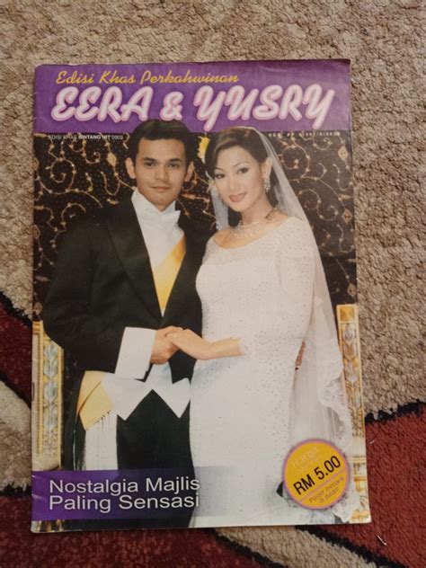 Majalah Edisi Khas Perkahwinan Erra Faziraandyusri 2003 Hobbies And Toys