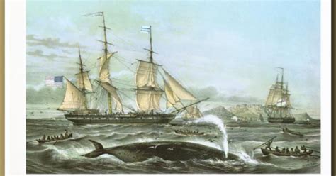 Whaling Ships Cape Town Genuine Antique Print For Sale