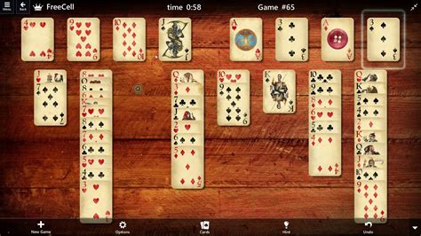 Freecell Game 65 Solved Microsoft Solitaire Youtube