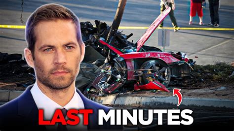 The UNFORGETTABLE Death Of Famous Actor Paul Walker - YouTube
